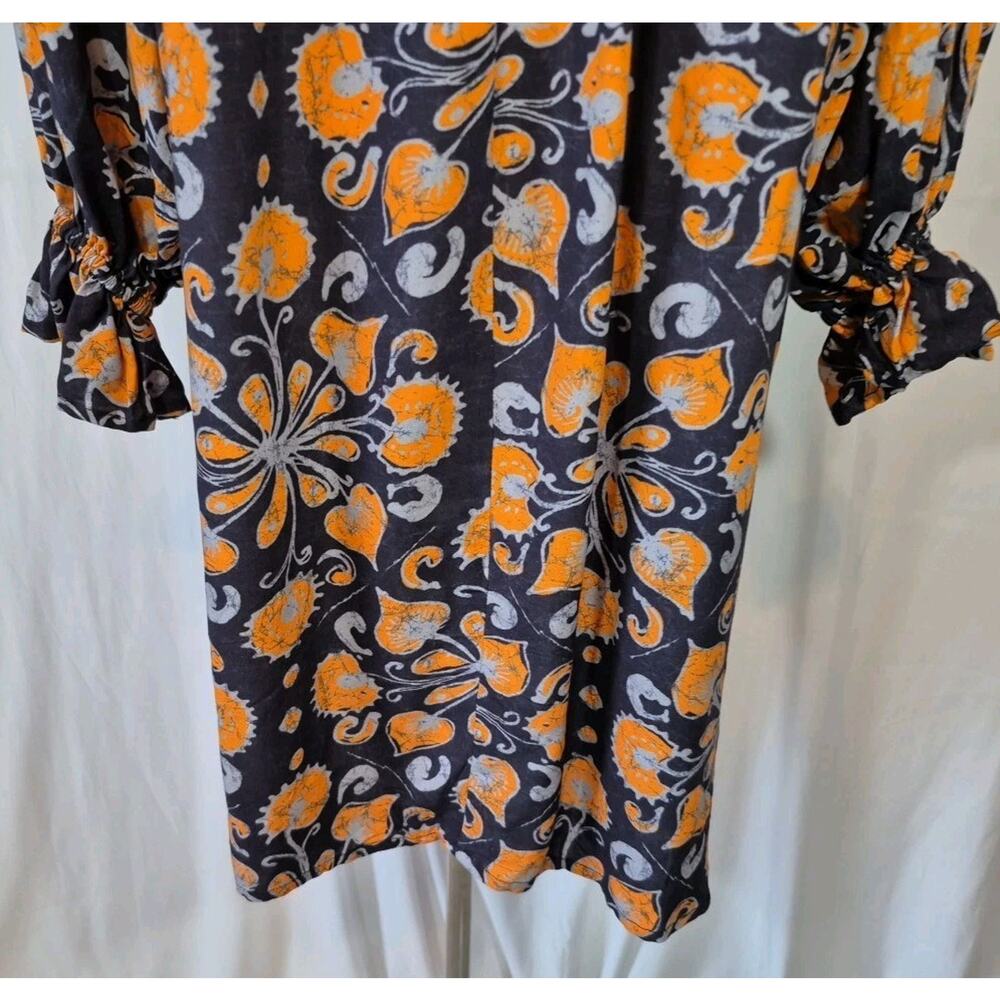 Anthropologie Porridge Isabel Orange Floral Mini Dress XS - Picture 9 of 10